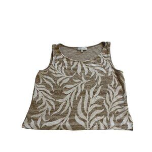 VTG-women’s St. John Sport By Marie Gray Sleeveless Knit Tank Top S Made In USA